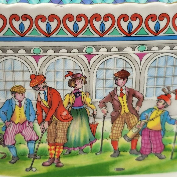 Sadler A Round Of Golf Mini Teapot Championship Collection England Discontinued - Picture 5 of 16